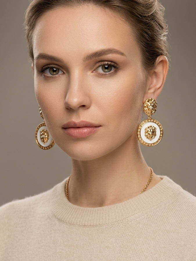 Серьги, эмаль
