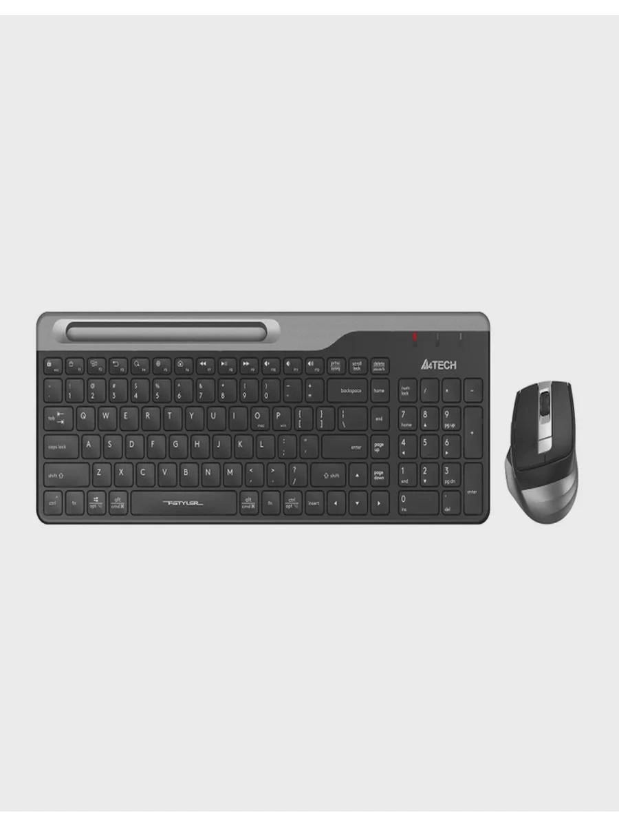 Комплект клавиатура и мышь A4Tech Fstyler FB2535C (FB2535C SMOKY GREY)