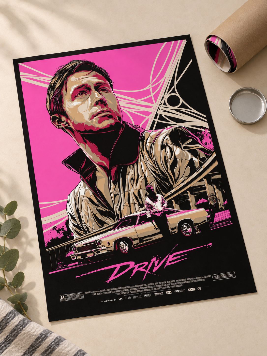 Постер Драйв / Drive - без рамы, размер A3
