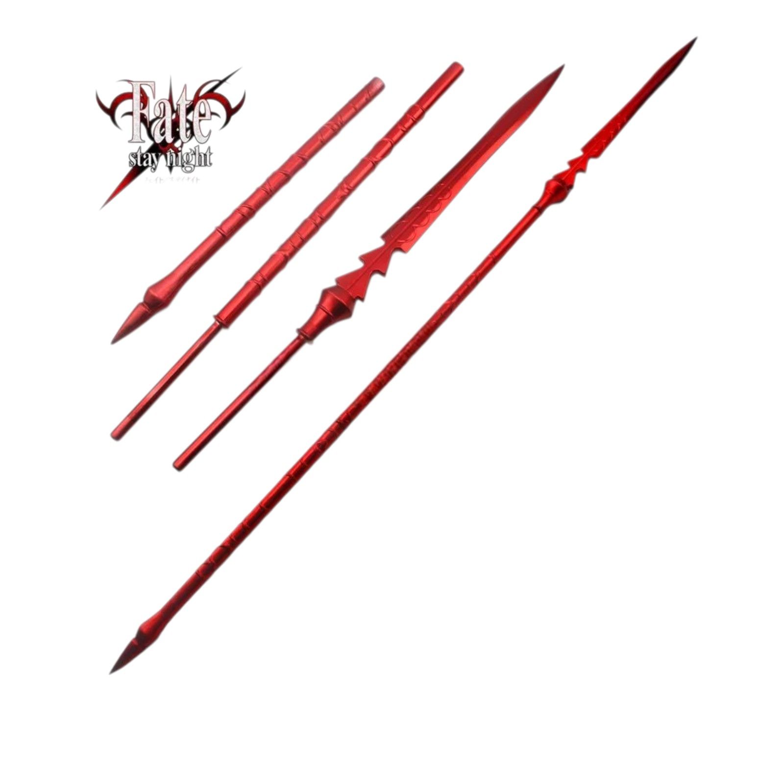 Копье для косплея Гаэ Болг Gae Bolg, Скатах Scathach и Кухулин CuChulainn, сталь 1:1, 180 см, аниме Судьба Fate Grand Order