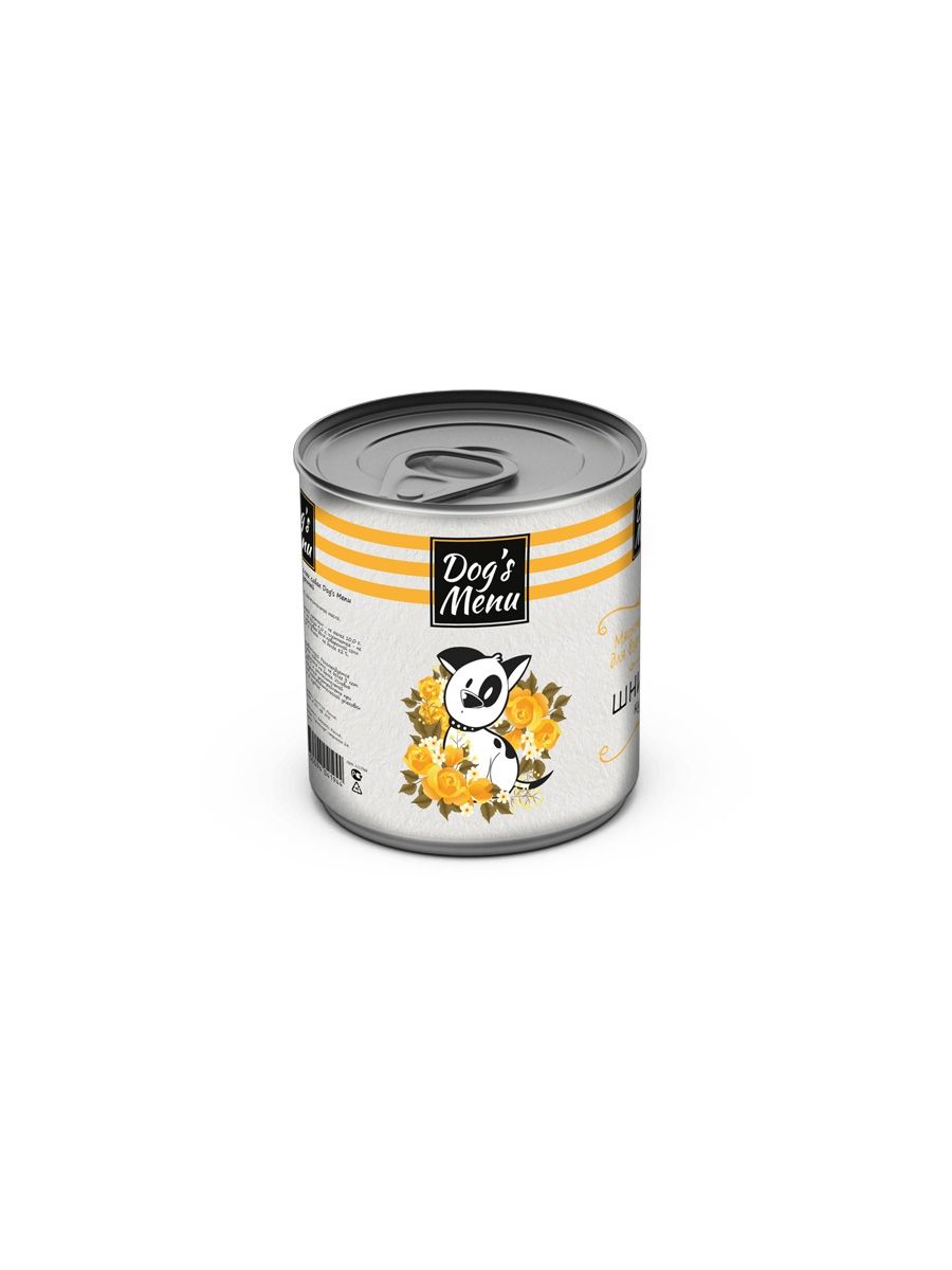 Dog s Menu Консервы для взрослых собак Шницель куриный , 750 г