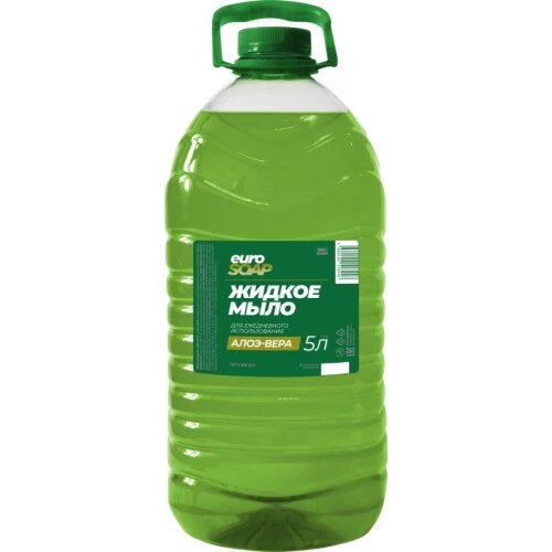 Мега Жидкое мыло EURO SOAP Алоэ-вера, 5 л