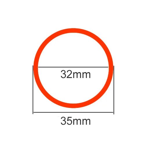 Медные трубы T2 35 мм 35x1.5mm, 500mm