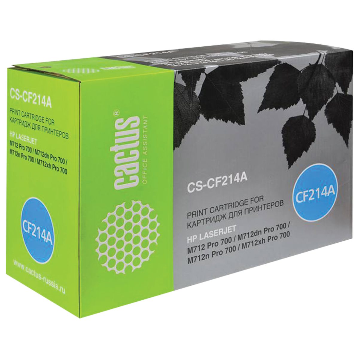 Картридж CACTUS совместимый с HP 14A CF214A (10000 страниц) черный (CS-CF214A)