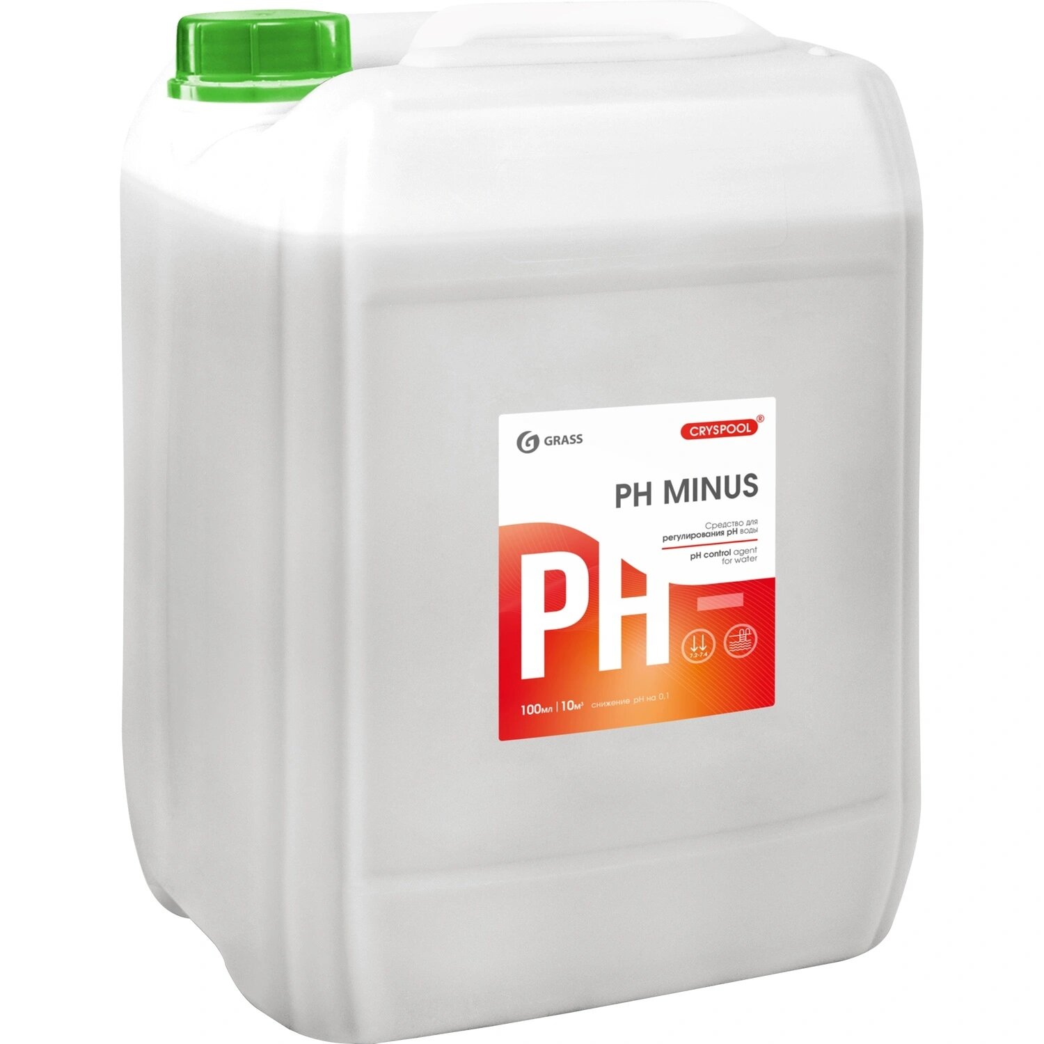Grass Средство для понижения уровня pH воды Grass pH minus 150010 35 кг (концентрат)