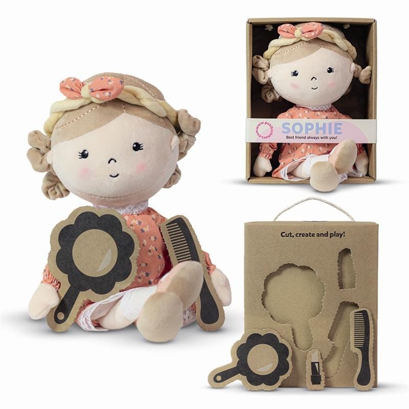 Комфортер Petite&Mars Sophie, тряпичная кукла, разноцветный, 35 см