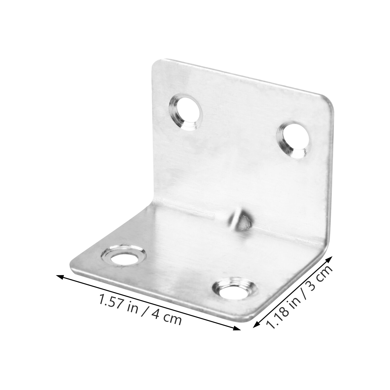 Угловые Накладки Для Мебели Из Нержавеющей Стали 16 Штук 4X3Cm