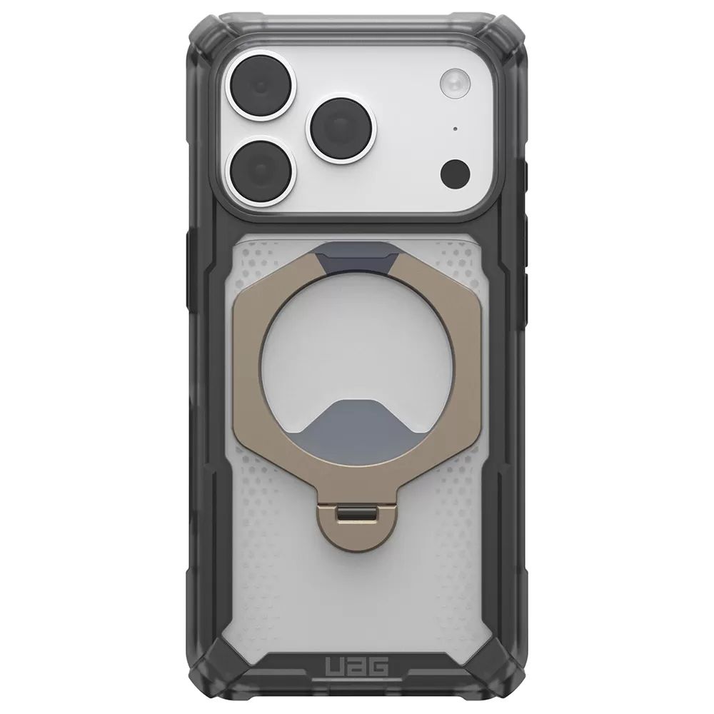 Чехол с поддержкой MAGSAFE UAG Plasma XTE 360 для iPhone 18/17 Pro Max 6.9", цвет Тонированный/титан (Ash/Titanium)