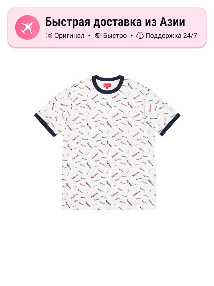 Футболка Supreme Supreme Scatter Ringer