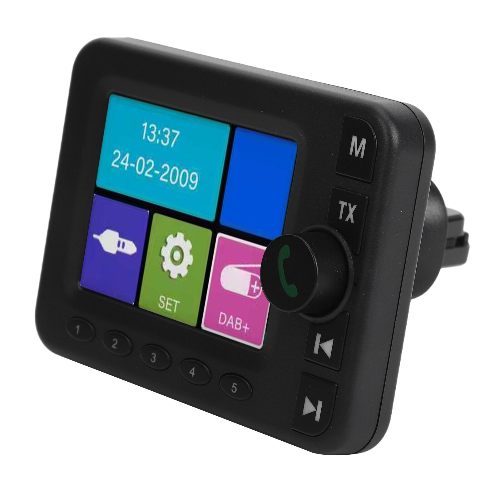 Автомобильный DAB цифровой FM радио адаптер с дисплеем 2.8 дюйма, Bluetooth, для автомобиля