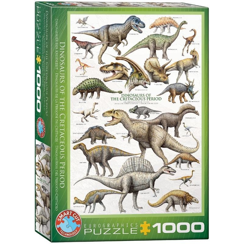 Пазл Eurographics Dinosaurs of Cretaceous Period, 1000 элементов