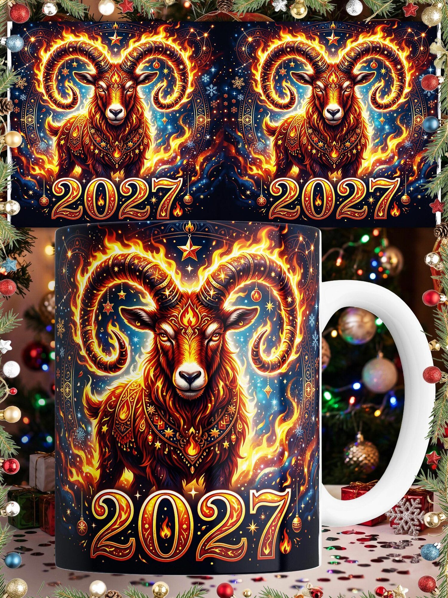 Кружка Огненная коза 2027