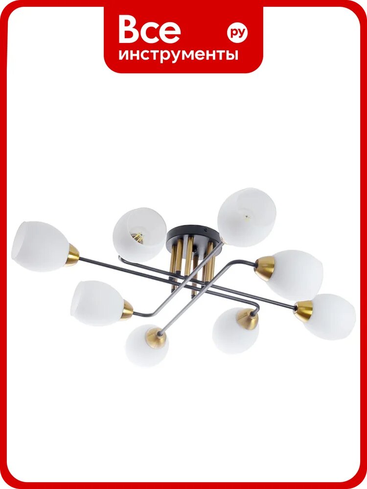 Потолочная люстра ARTE LAMP ANDREA A8141PL-8BK