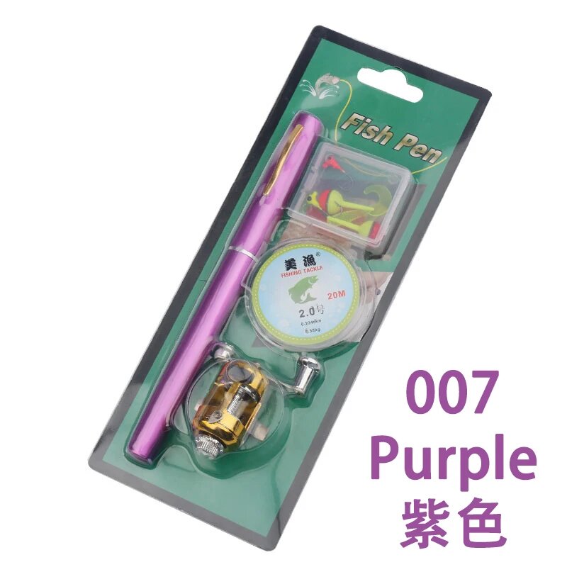 Тelescopic Fishing Rod 1.3M, Purple 007