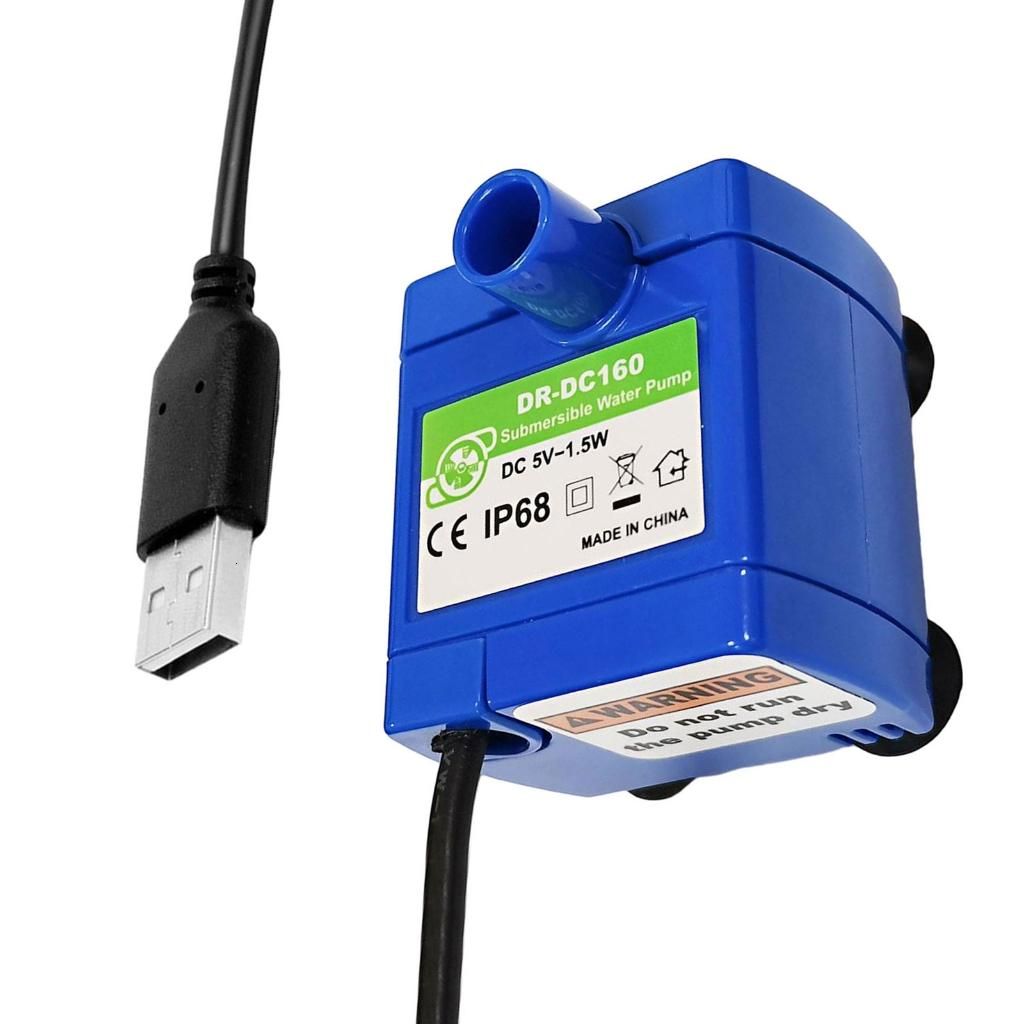 Портативный водяной насос для домашних животных, - DC DC USB без файла