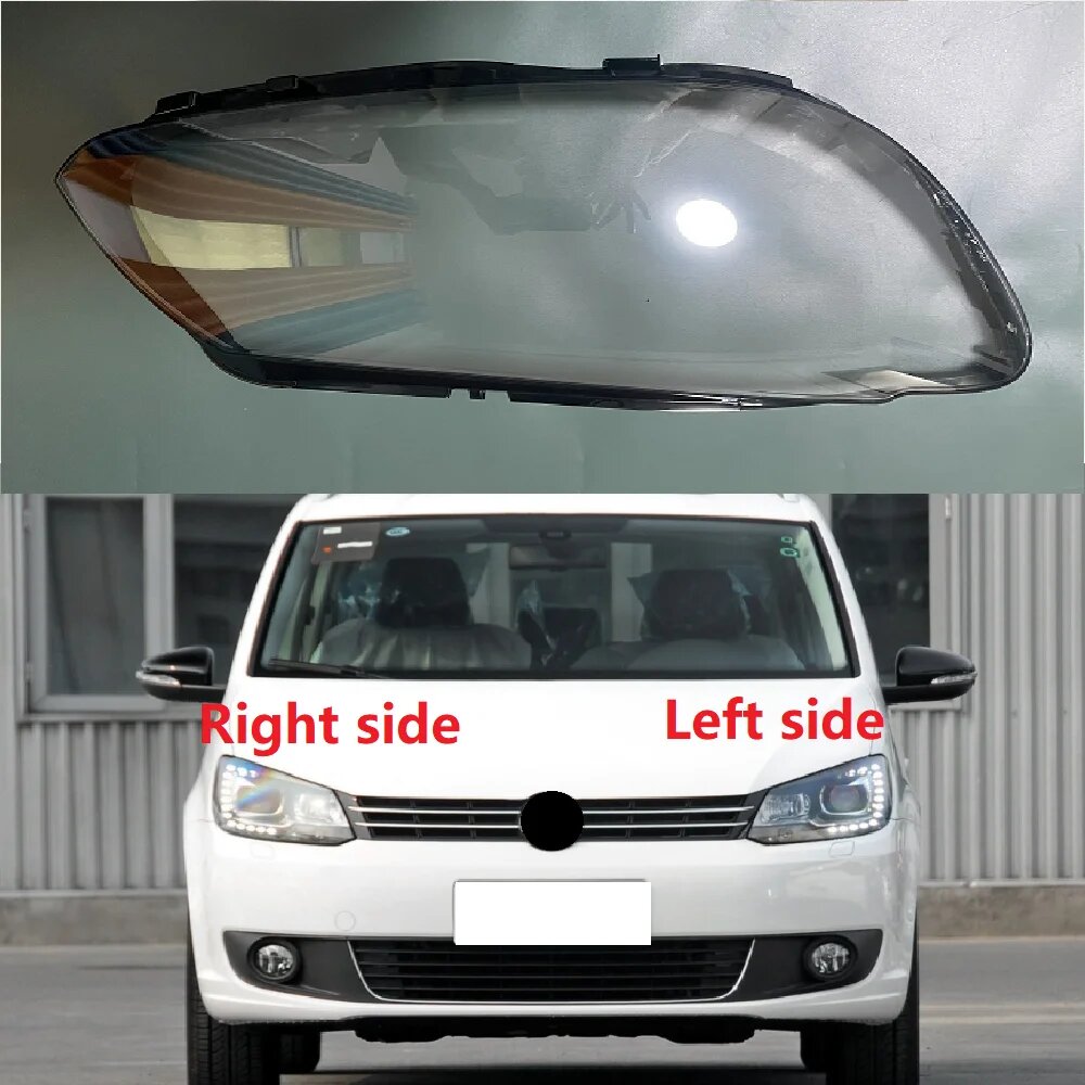 Крышка фары для Volkswagen VW Touran 2011-2015, пластиковый абажур для линз фары, замена оригинального стекла