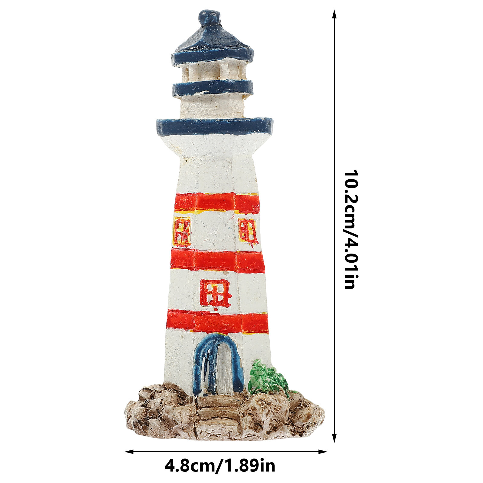 Светильник В Стиле Медiterranean Из Долговечного Резина Красный 10.2X4.8CM