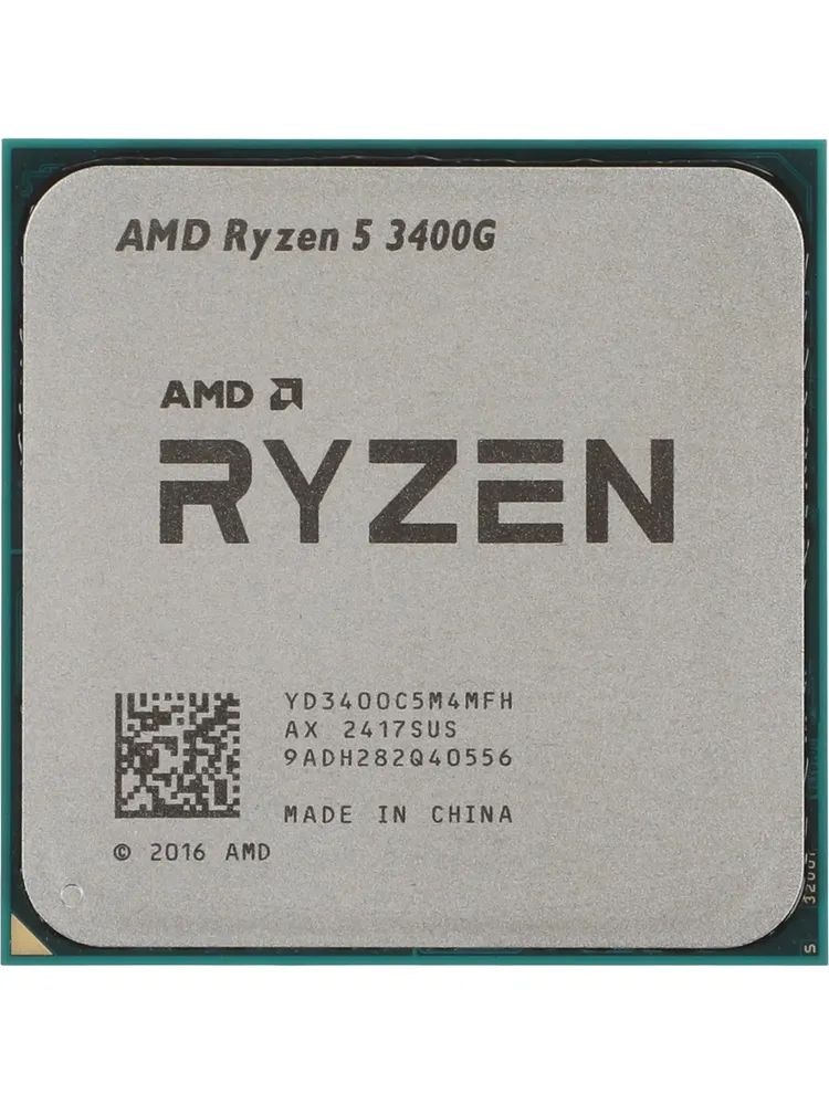 Процессор AMD Ryzen 5 3400G Soc-AM4 3.7GHz OEM