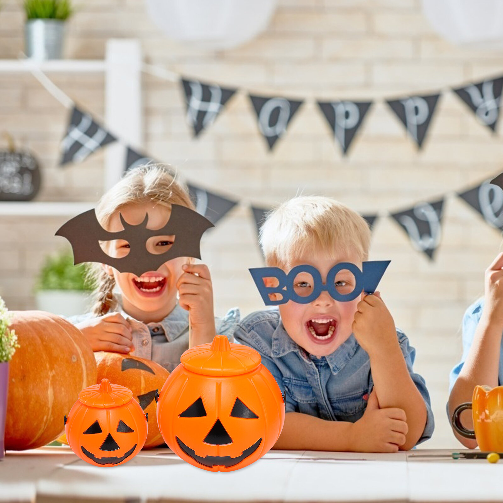 Фонари В Forme Декоративные Фонари Для Halloween 2 Штук 21x18 См Оранжевый