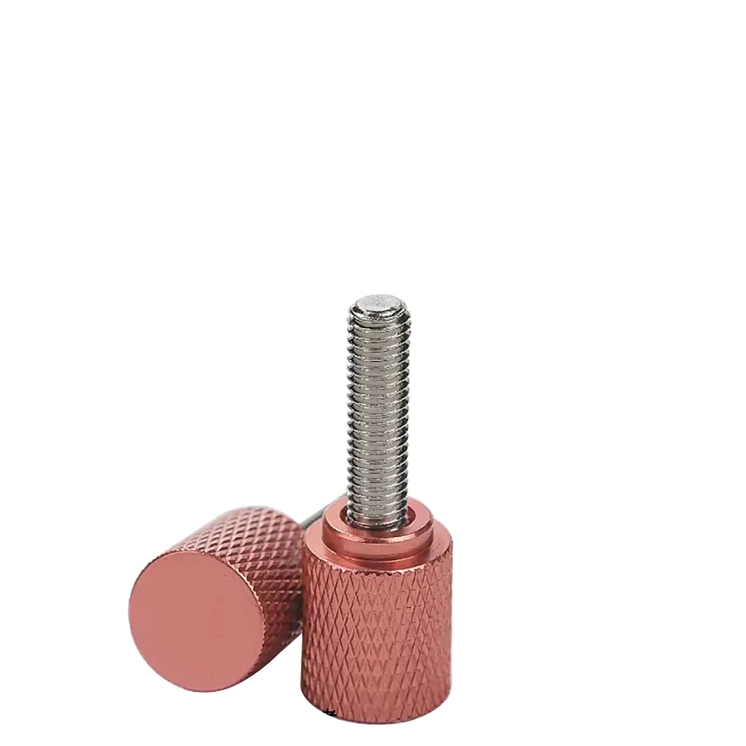 Цветной винт M6 алюминиевый нержавейка 6-100 мм Amber Orange, M6x65 mm