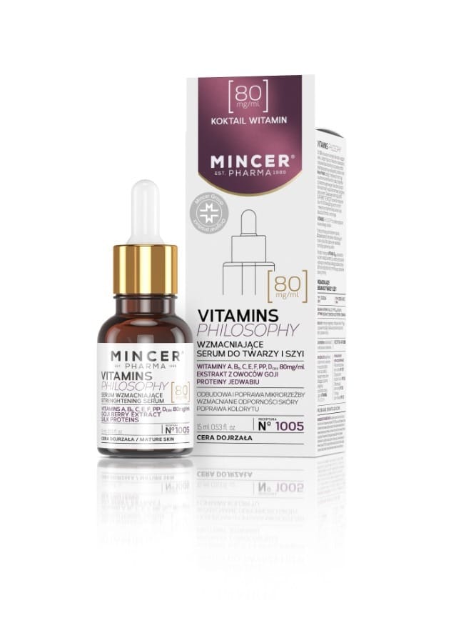 Сыворотка для ухода за кожей Mincer Pharma Vitamins Philosophy № 1005, 15 мл