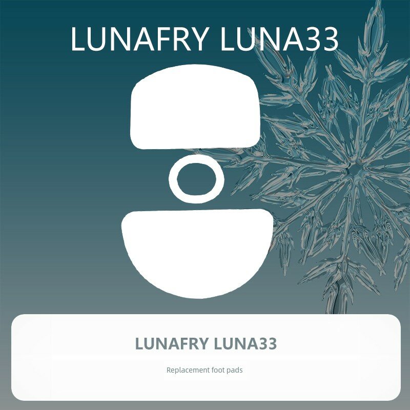 Наклейки для мыши LUNAFURY LUNA33 Ледяная пластина Одна пара Толщина 0.75мм