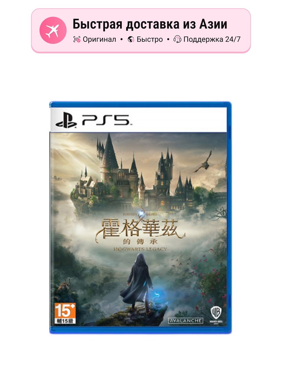 Видеоигра PlayStation Hogwarts Legacy HL Game Card, цвет: blue