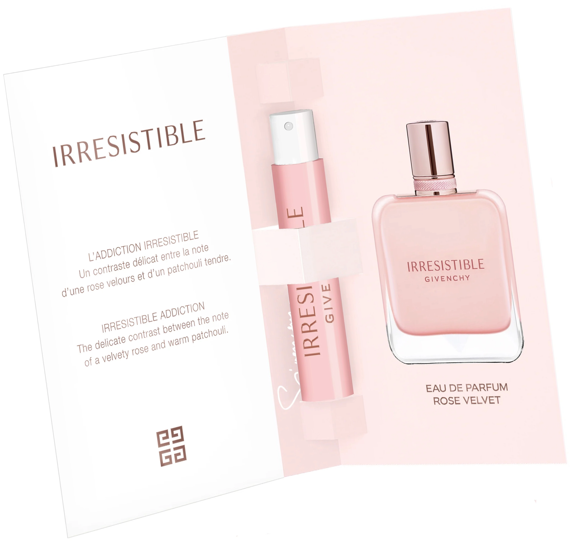 Парфюмерная вода Givenchy Irresistible Rose Velvet пробник 1 / Мини-флакон Живанши Иррезистибл Роза Вельвет