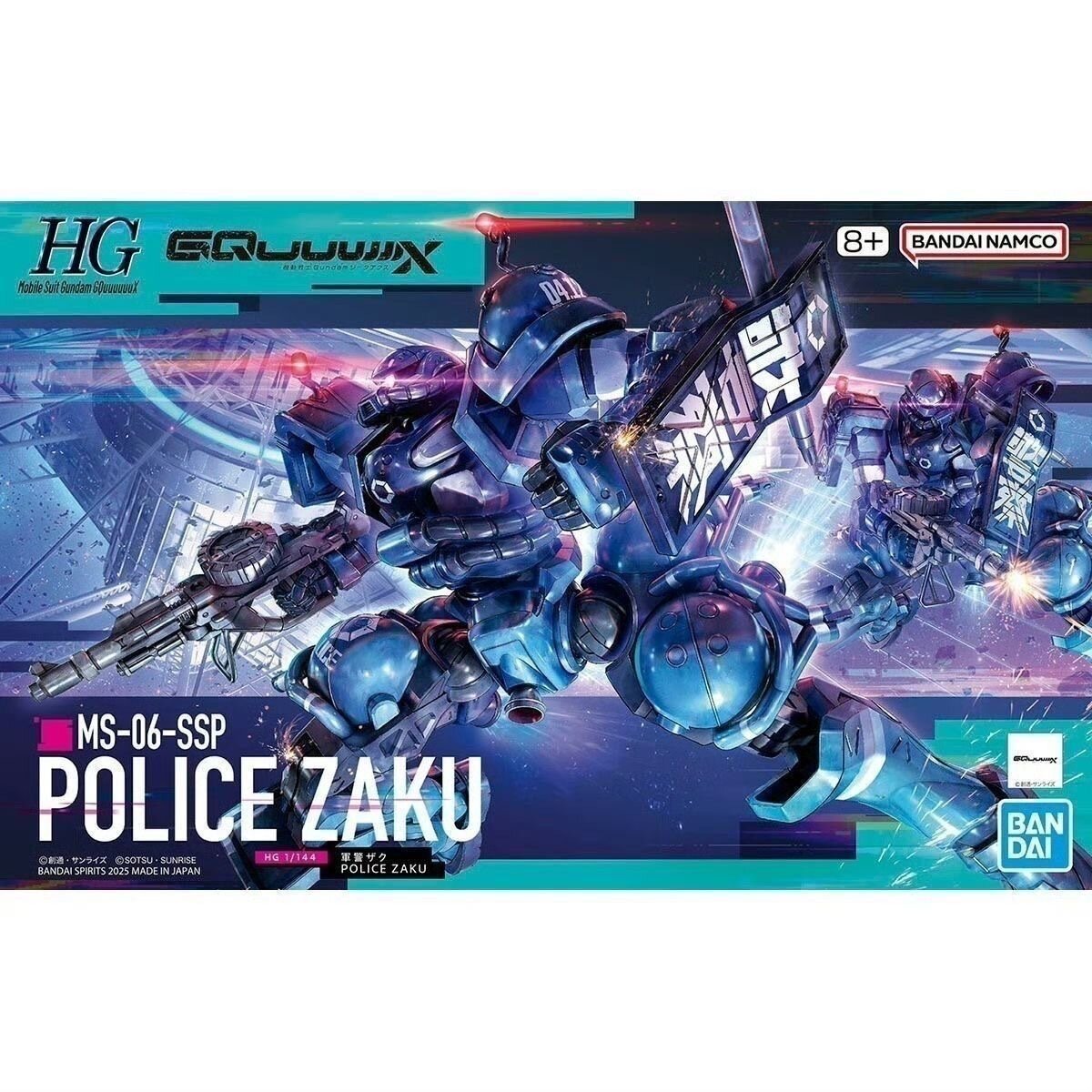 Сборная модель HG 1/144 Military Police Zaku Mobile Suit Gundam UX 68566