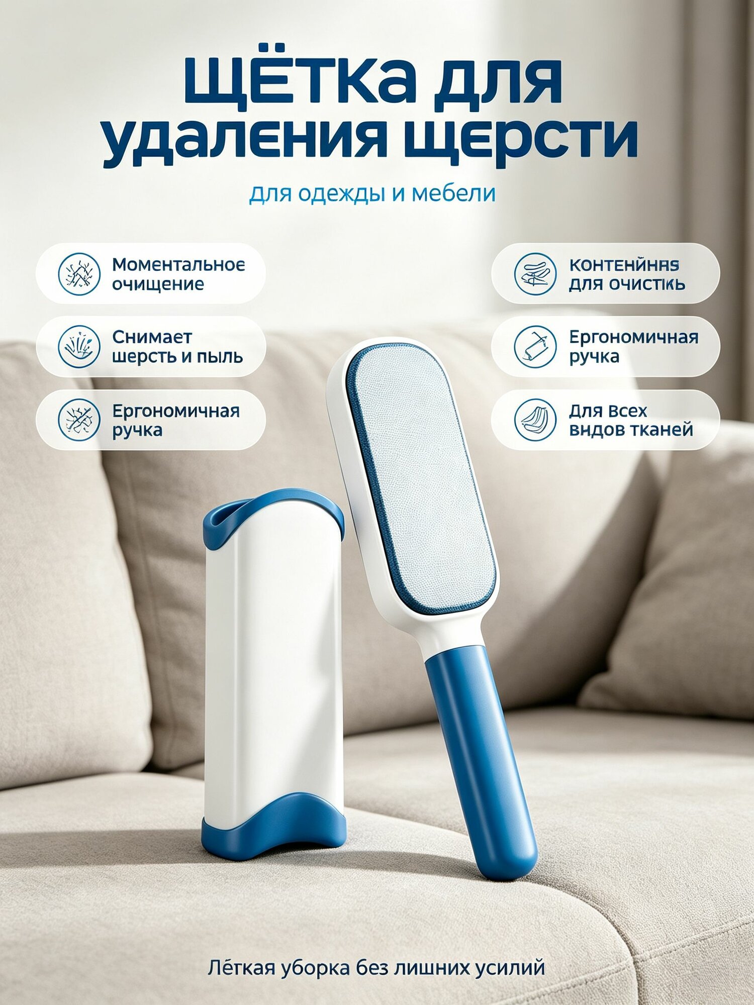Щетка для одежды, обуви 1 шт, Одежда → Уход за одеждой → Ролики и щётки