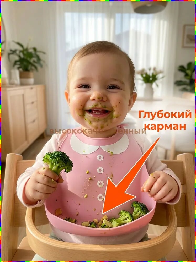 Детский слюнявчик