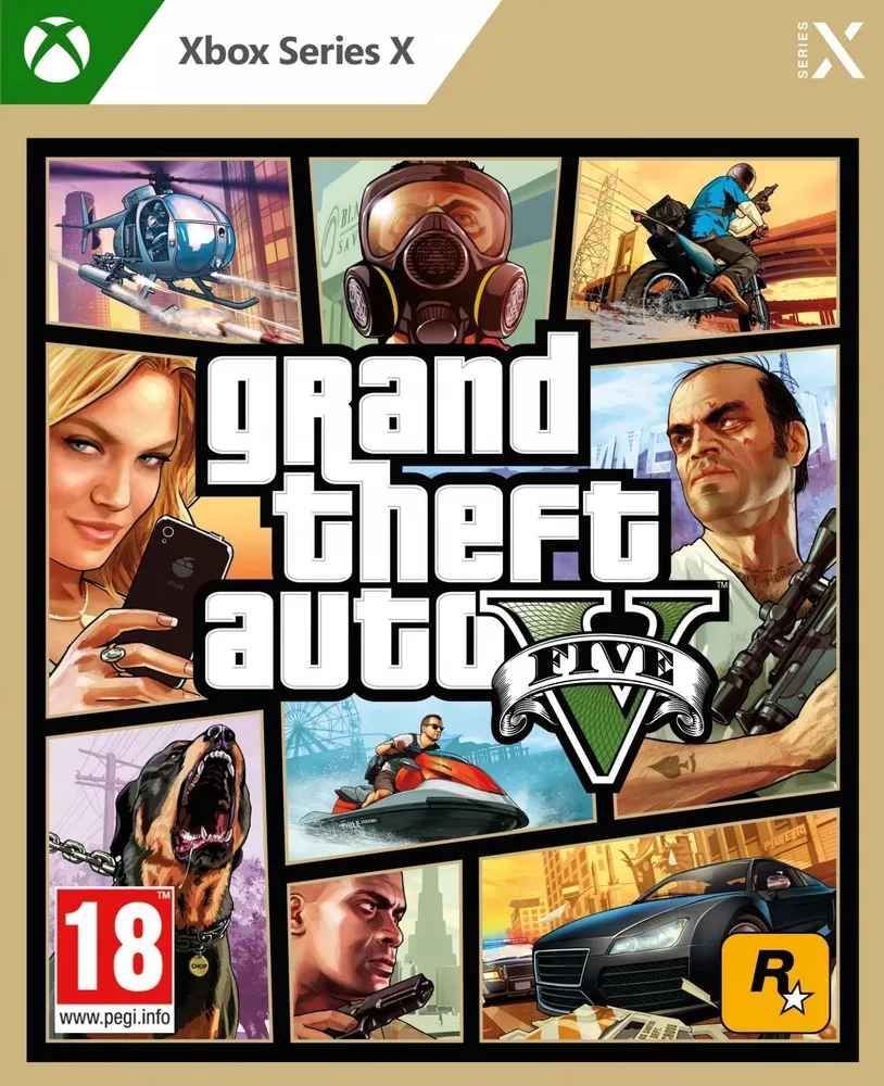 Игра Grand Theft Auto V для Xbox Series X (русские субтитры)