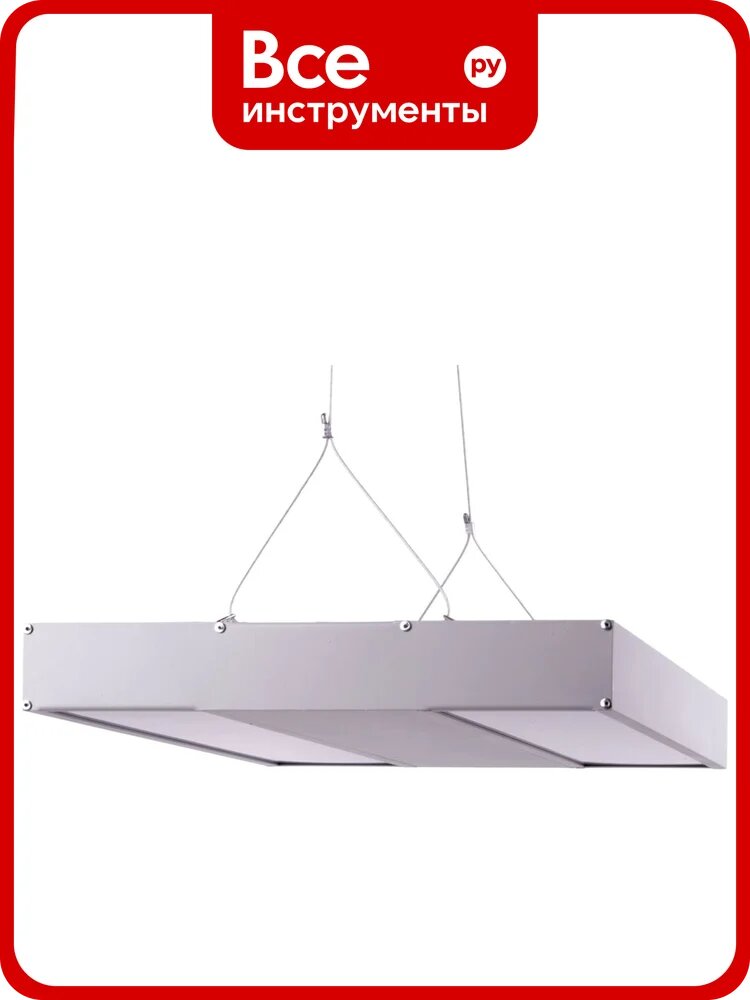 Светильник линейный светодиодный подвесной с фоновой подсветкой Uniel ULO-K16B 2x16W/4000K/L50 5W/RGB IP44 LIGHT GREY UL-00012594