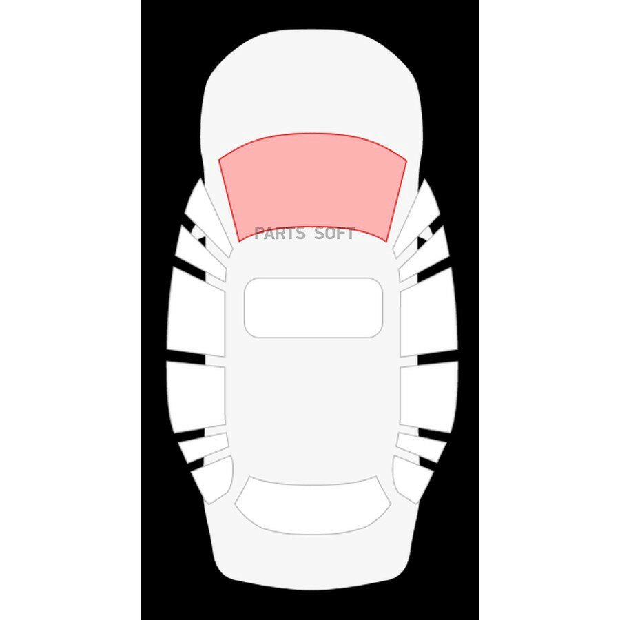 Лобовое Toyota Hi-Lux III 2/4D Pick-Up / Fortuner 2004-16 TOYT0101 от официального дистрибьютора, KMK GLASS, артикул TOYT0101