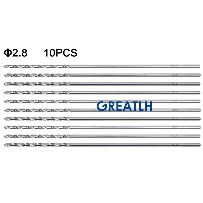 Сверла GREATLH из нержавеющей стали для костей 10 шт. 2.8x150mm