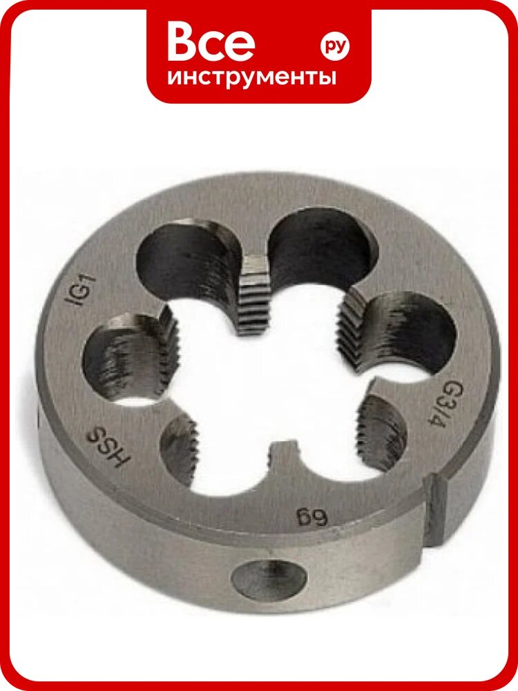 Плашка Rockforce M9x1.0-Ø25мм, в пластиковом футляре RF-DIE9x1(10442)