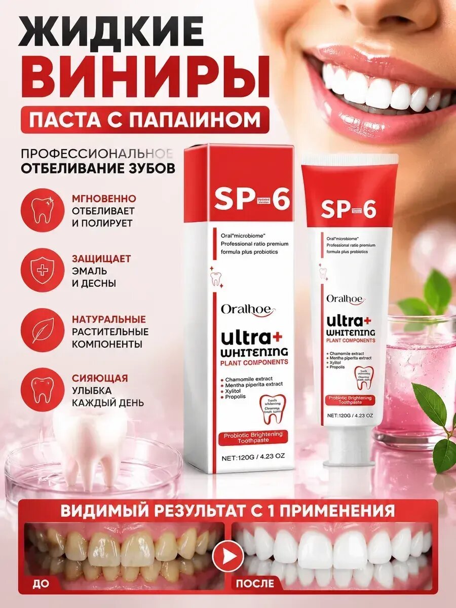 Жидкие виниры паста с папаином