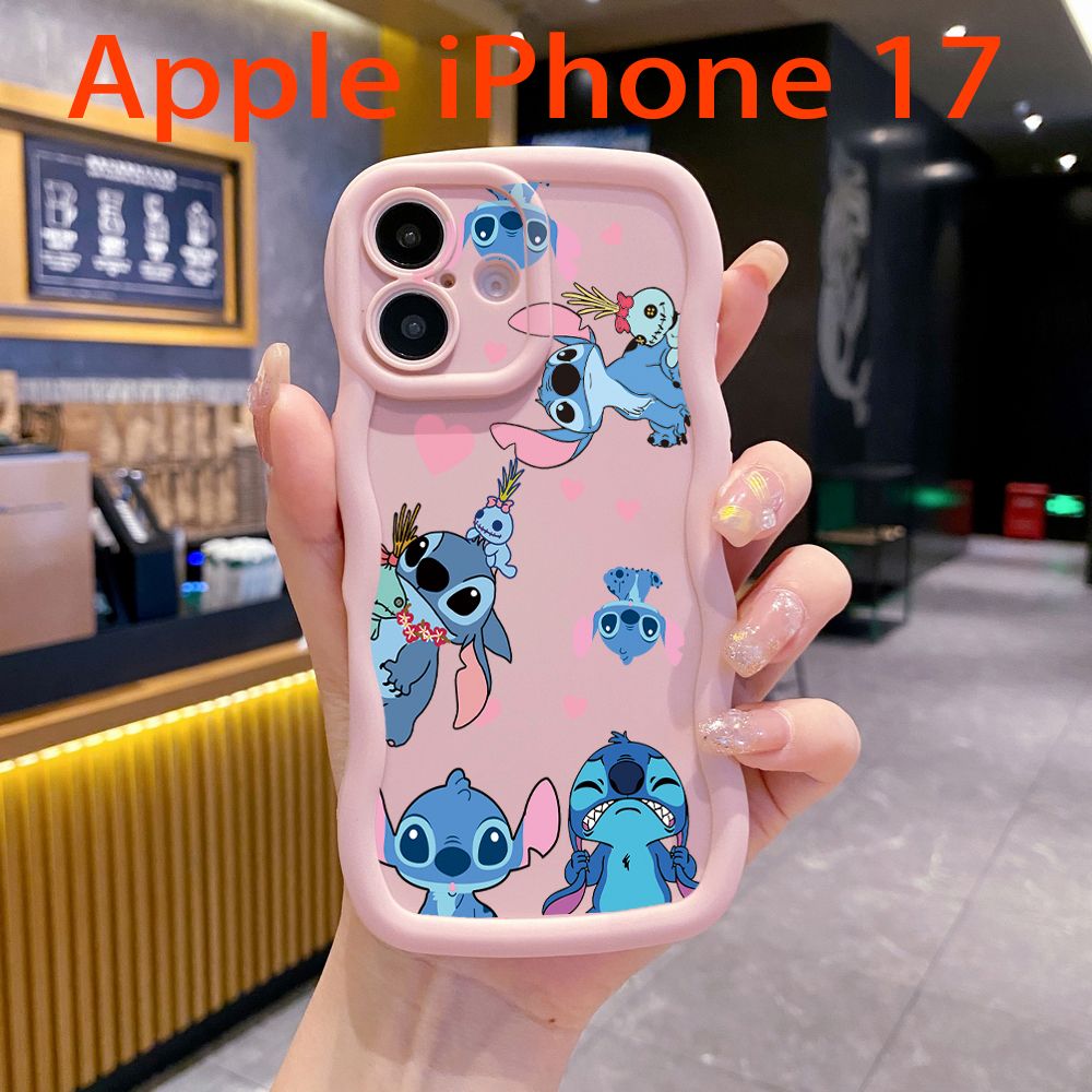 Чехол на iPhone 17 с милым изображением Стича.