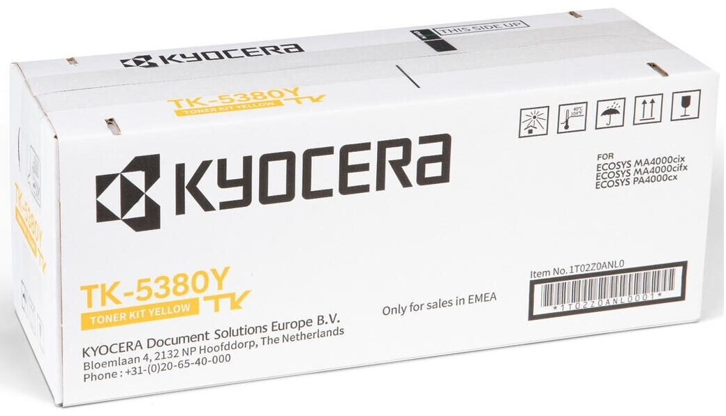 Картридж лазерный оригинал Kyocera TK-5380Y (1T02Z0ANL0), 10000стр, жёлтый