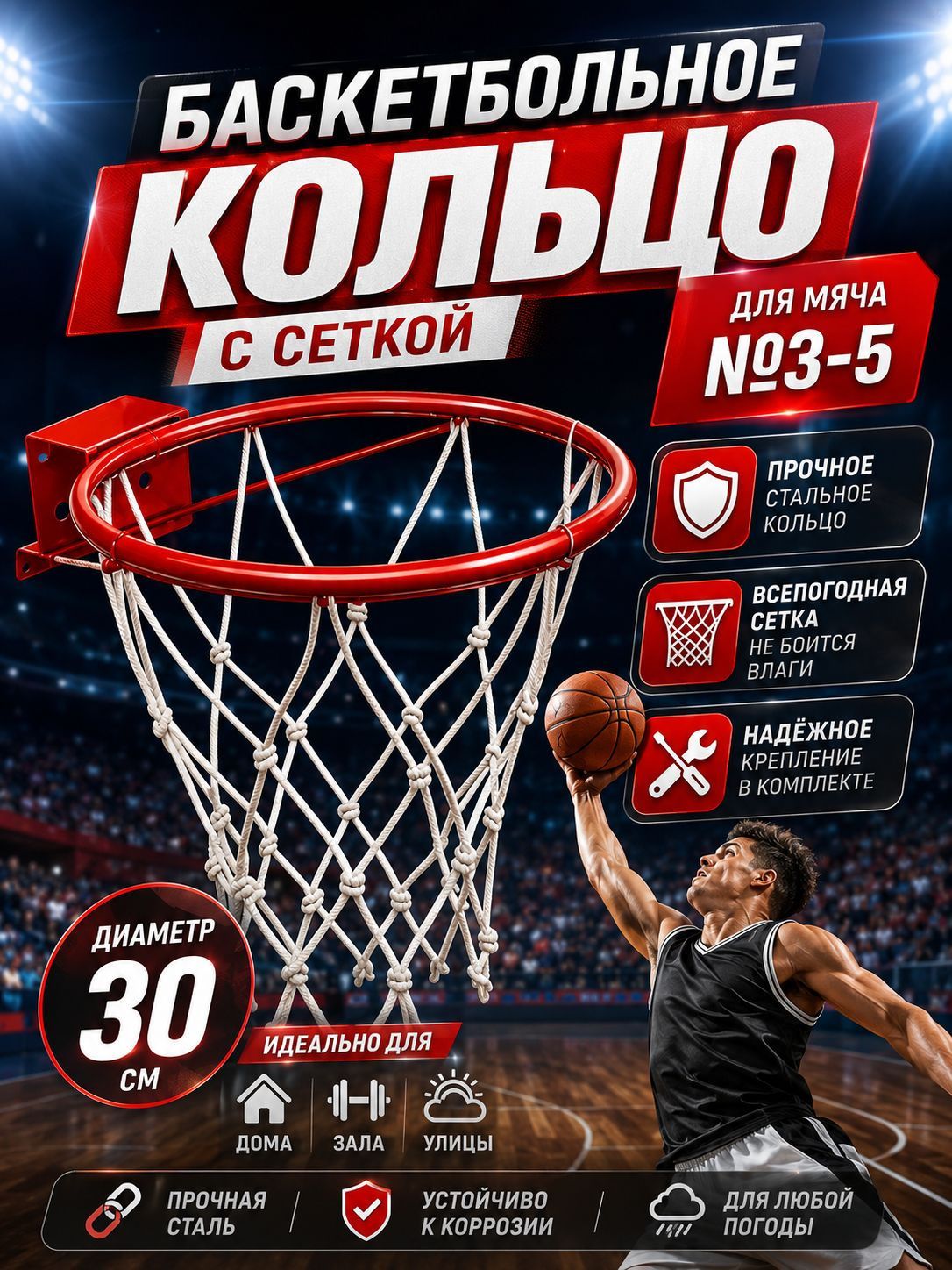 Кольцо баскетбольное