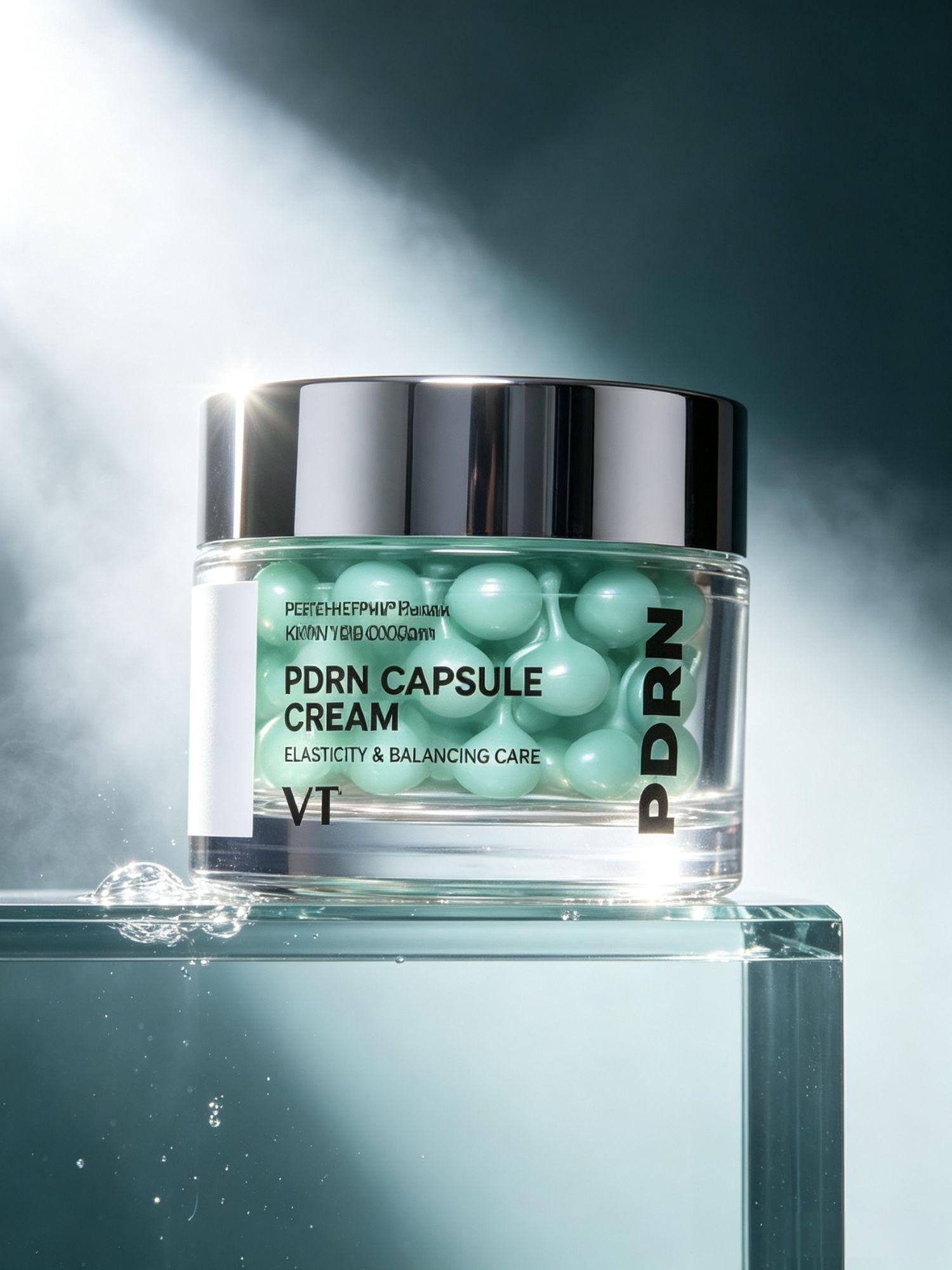 Подлинный капсульный крем VT Cosmetics PDRN 100, антивозрастной уход кожи лица с PDRN, 50 мл