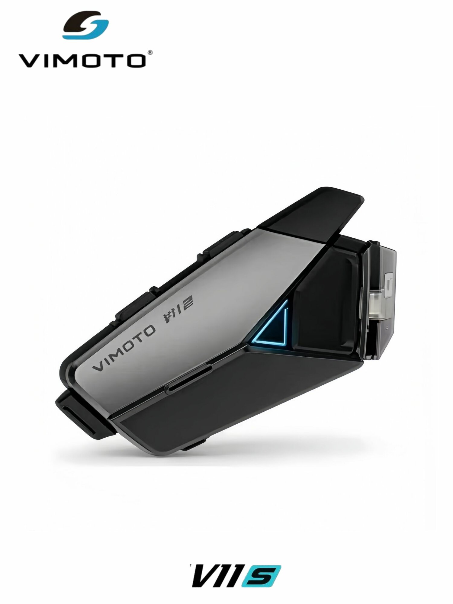 Беспроводная Bluetooth-гарнитура Vimoto V11S для мотошлема, система Mesh-общения, шумоподавление