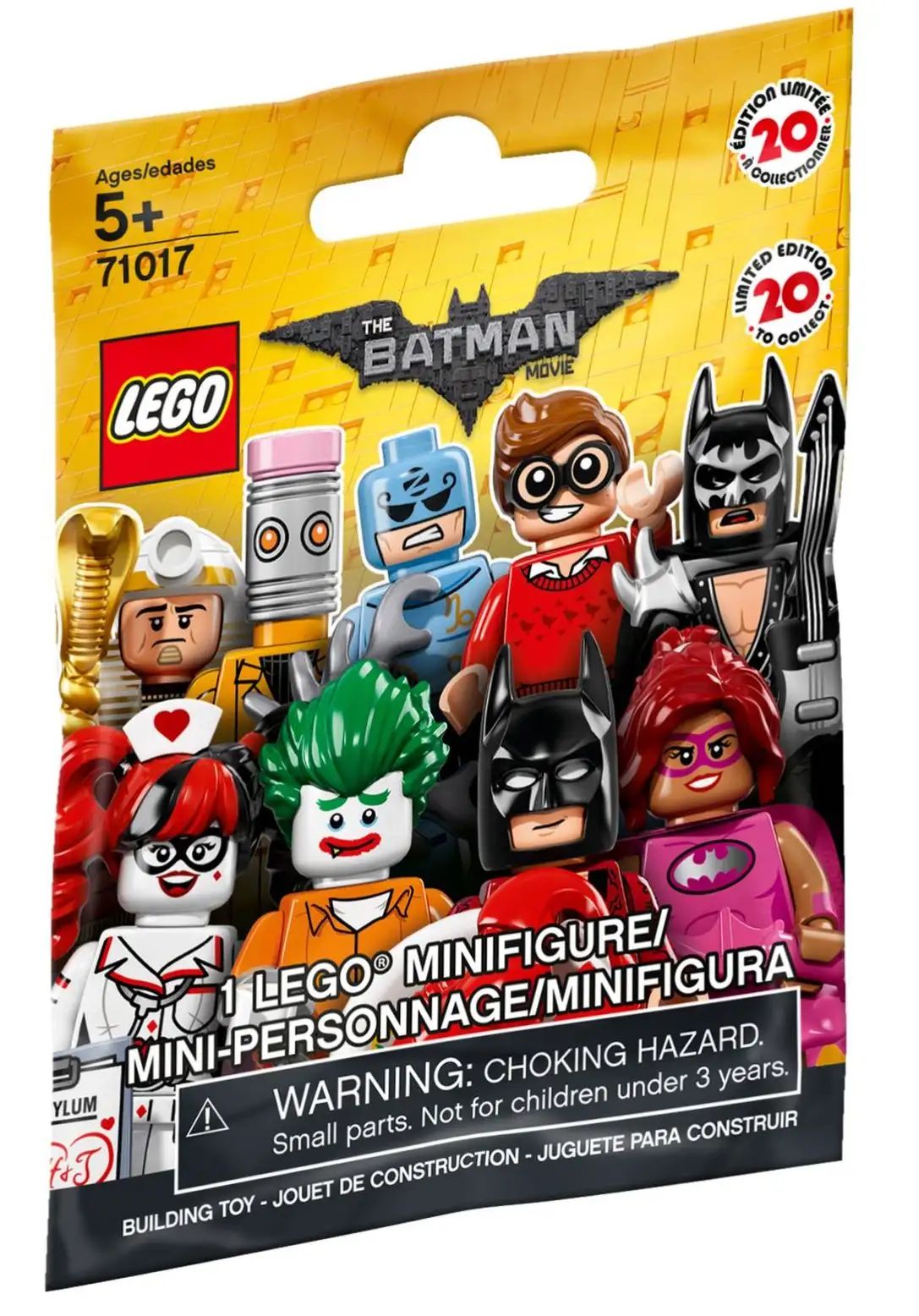 Lego building blocks toys 71017-20 Мастер пантомимы, количество строительных блоков 1, рекомендуется 5+