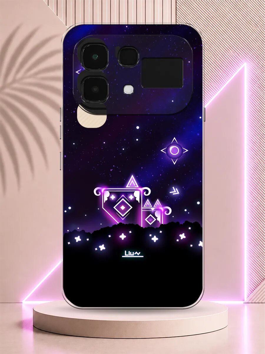 Чехол на Infinix Note 60 Geometry Dash