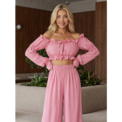 фото Комплект одежды mimi pajamas new, размер s, розовый