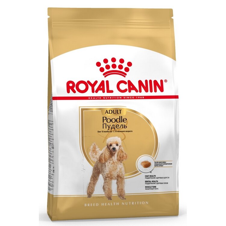 Royal Canin Breed dog Poodle Adult / Сухой корм Роял Канин для взрослых собак породы Пудель старше 10 месяцев фас. 1,5 кг