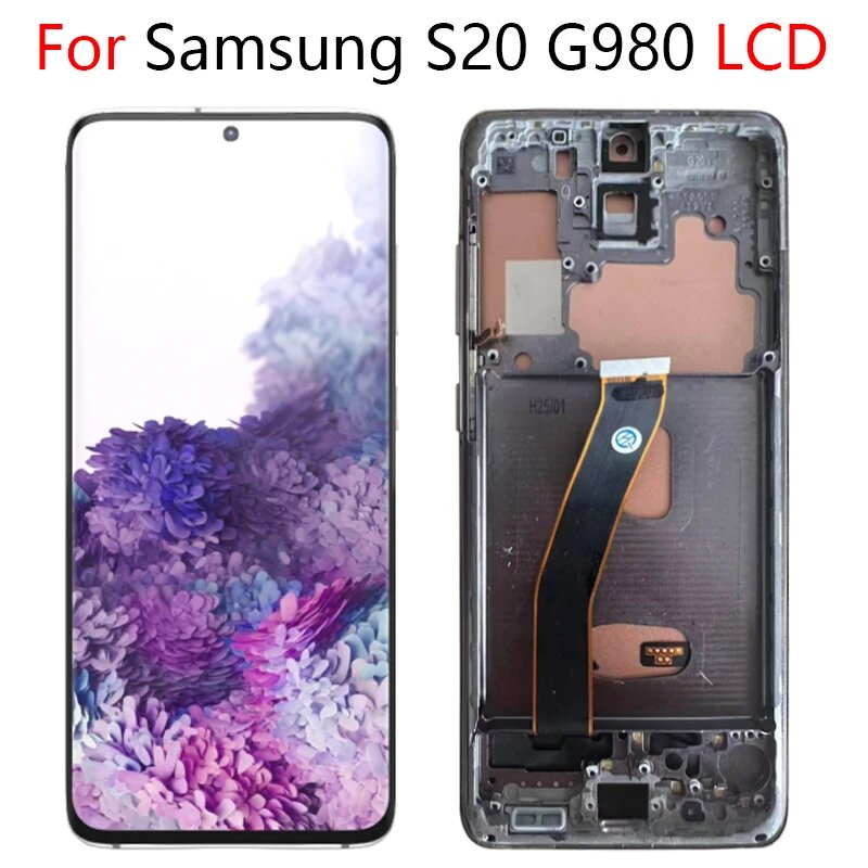 Дисплей Samsung Galaxy S20 G980F/G981F TFT Sliver Frame