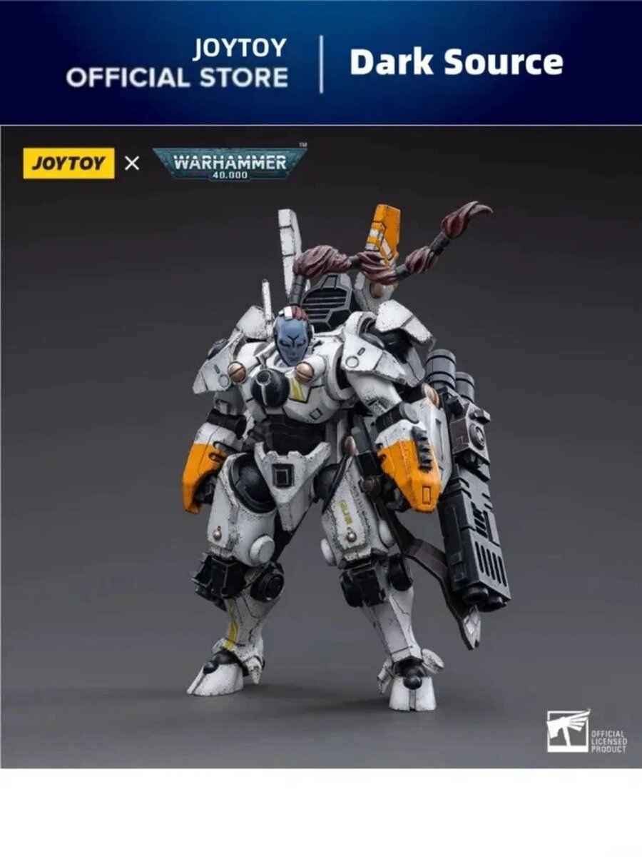 Игрушечные фигурки-украшения. JOYTOY Dark Source Warhammer 40k 1/18 T'au Empire Commander Shadowsun