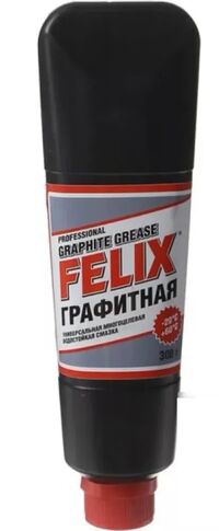 Смазка Графитная Felix, Туба, 300 Гр (Felix 411040087)