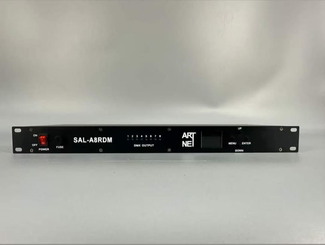 1 шт. Artnet DMX конвертер и DMX усилитель с поддержкой RDM, 8-портовый Artnet контроллер освещения, выход 8x512, 4096 каналов